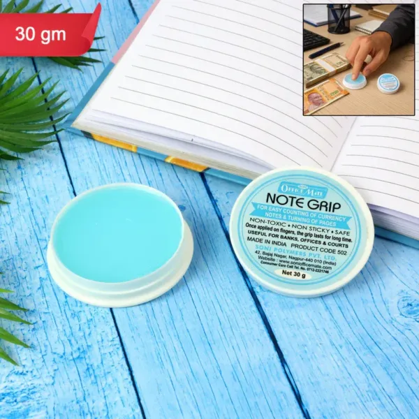 Officemate Note Grip 30g – Non-Sticky Gel for Easy Note Handling