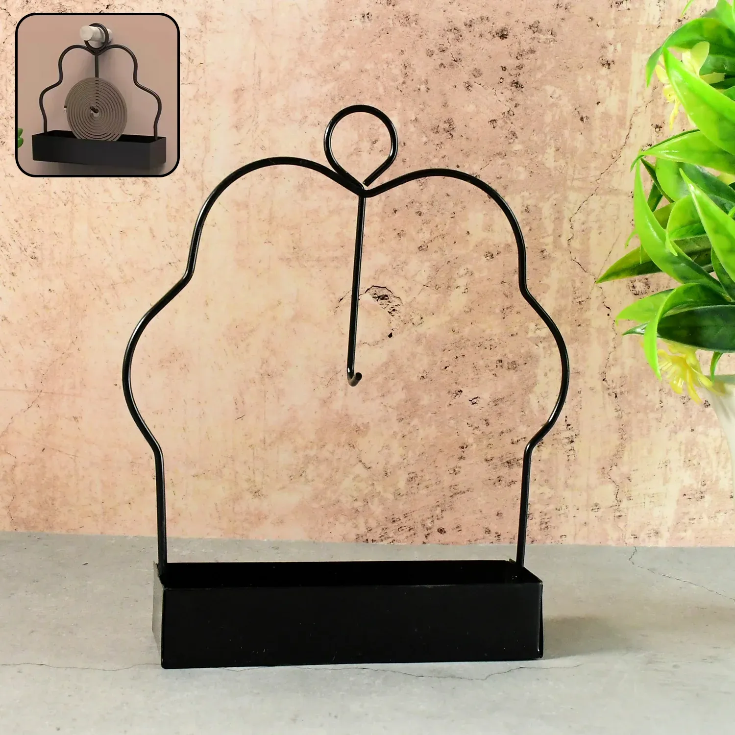 Mosquito Coil Holder – Safe Ash Catcher Stand for Home Use - Detailed Feature View 3