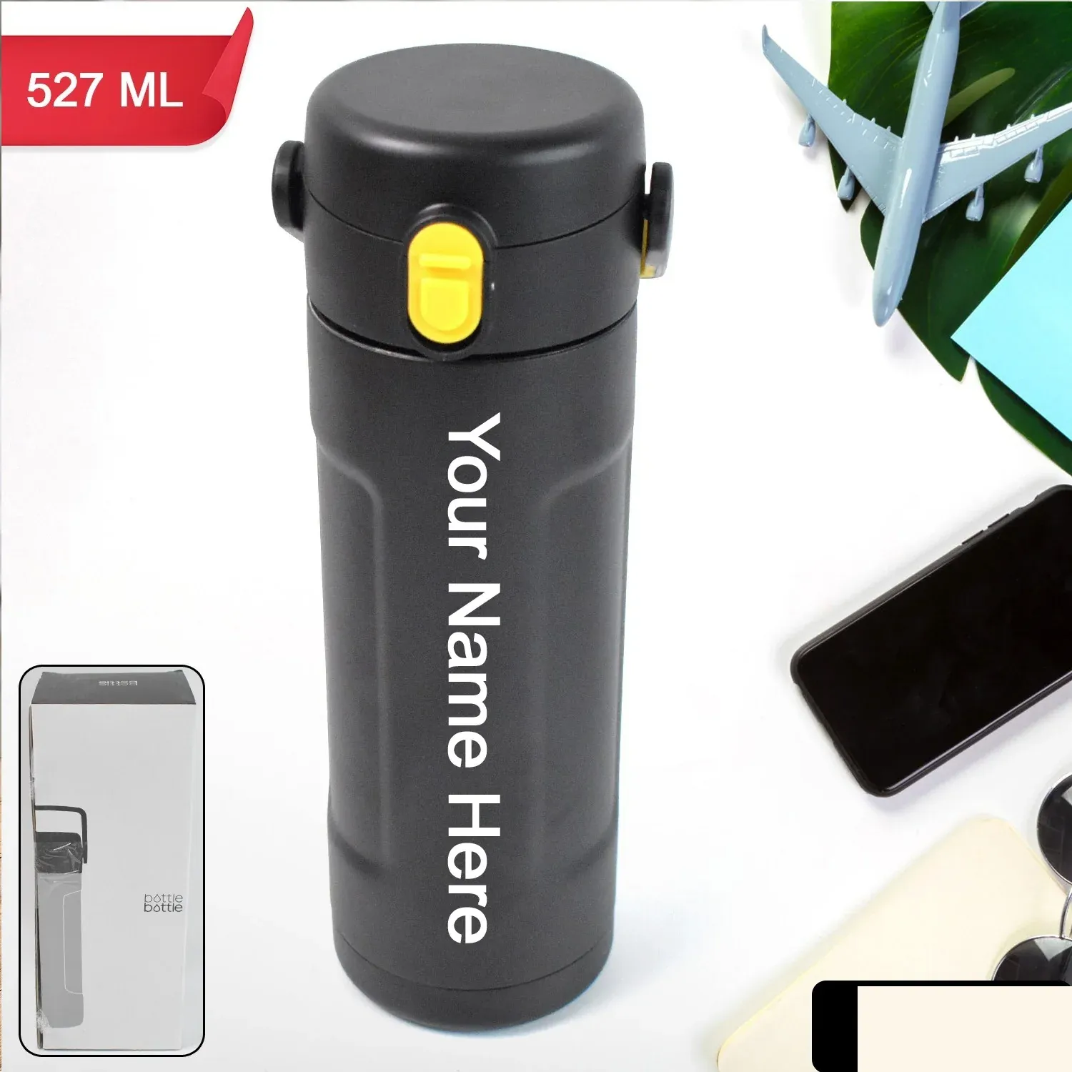 Insulated Water Bottle – Vacuum Sealed Leak-Proof Design - Detailed Feature View 1