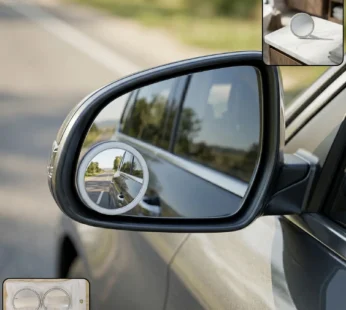 360° Adjustable Car Blind Spot Mirrors – 2 Pc Wide Angle