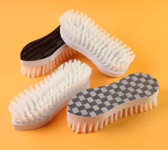 Laundry Brush Set – Ergonomic Curved Design with Strong Nylon Bristles