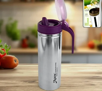 Apex 1000ml Stainless Steel Oil Pourer with Anti-Drip Spout
