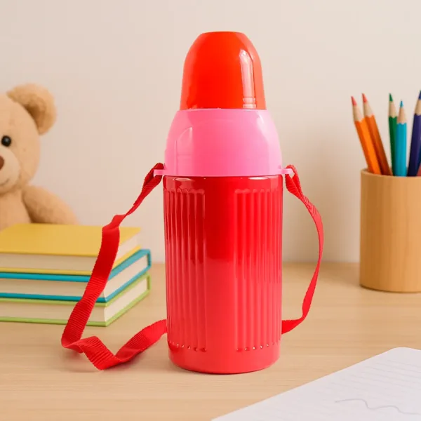 500ml Insulated Sports Water Bottle with Straw & Carry Dori – BPA-Free