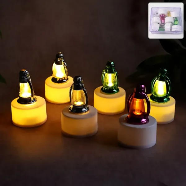 LED Lantern Candles – Safe Flameless Decorative Set of 6