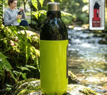 Extra Large 1700ML Leakproof Water Bottle with Carry Strap