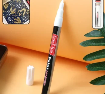 White Paint Marker Pen – Extra Fine Tip for Precise Permanent Marks