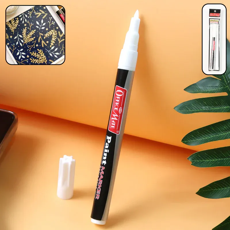 Premium White Paint Marker Pen – Extra Fine Tip for Precise Permanent Marks - Buy Online at Alikart