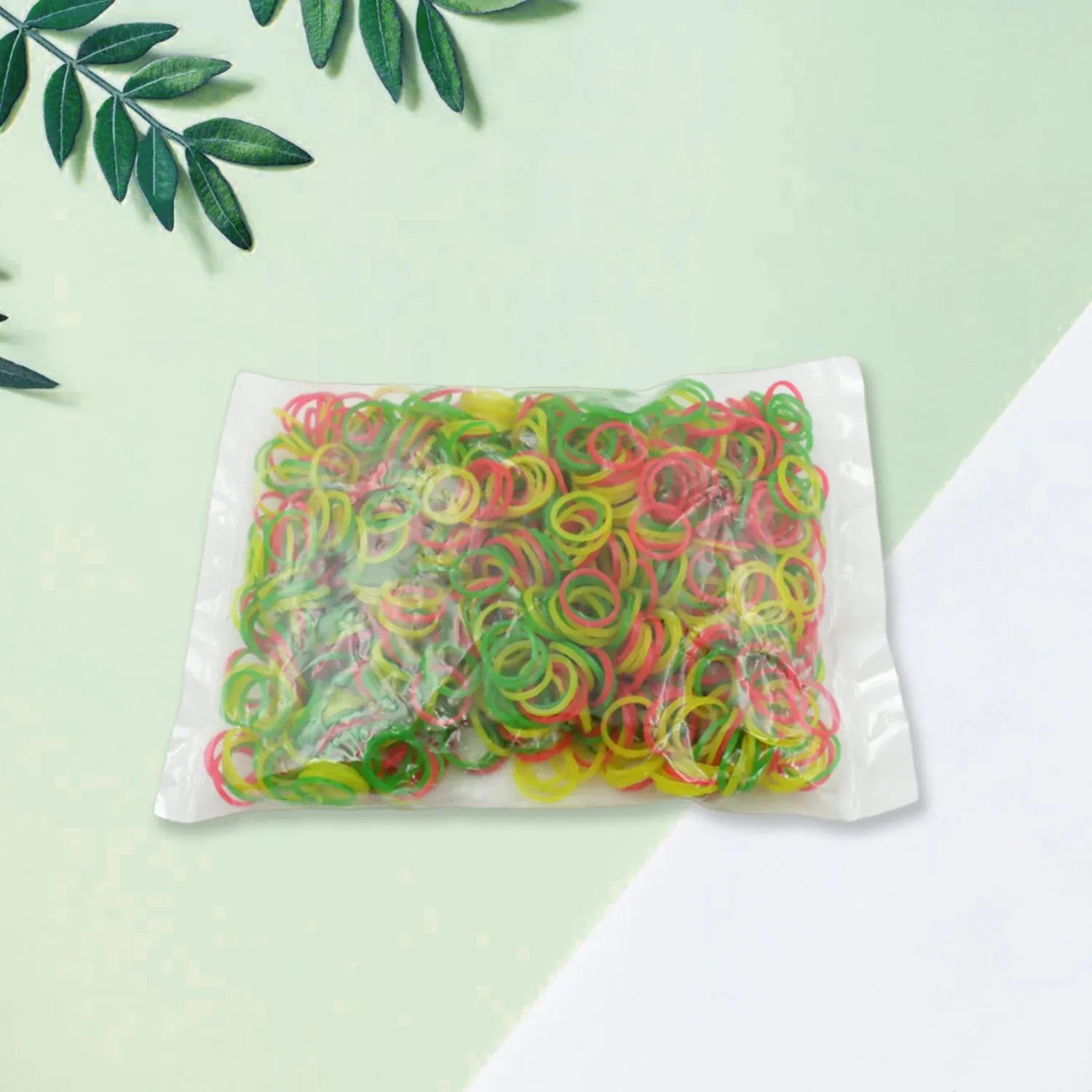 Multicolor Elastic Rubber Bands for Office, Home & Kitchen - 1 Inch, 50 GM - Detailed Feature View 5