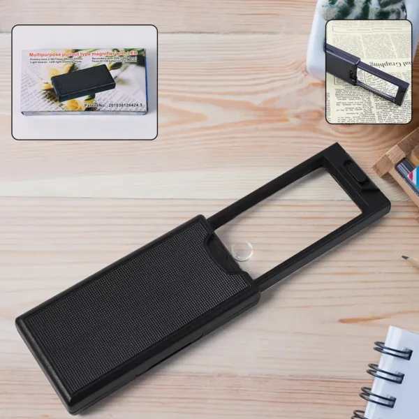 Extendable LED Magnifier for Reading & Low Light Use