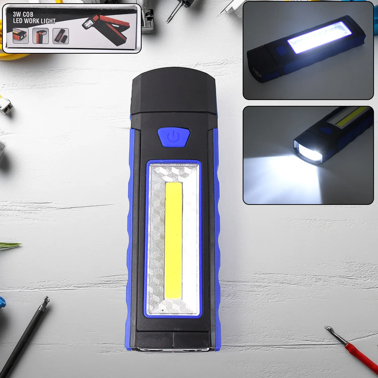 Premium 3W COB LED Work Light (1 Pc) - Buy Online at Alikart