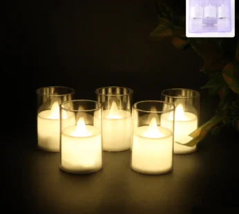Flameless LED Votive Candles – (Set)