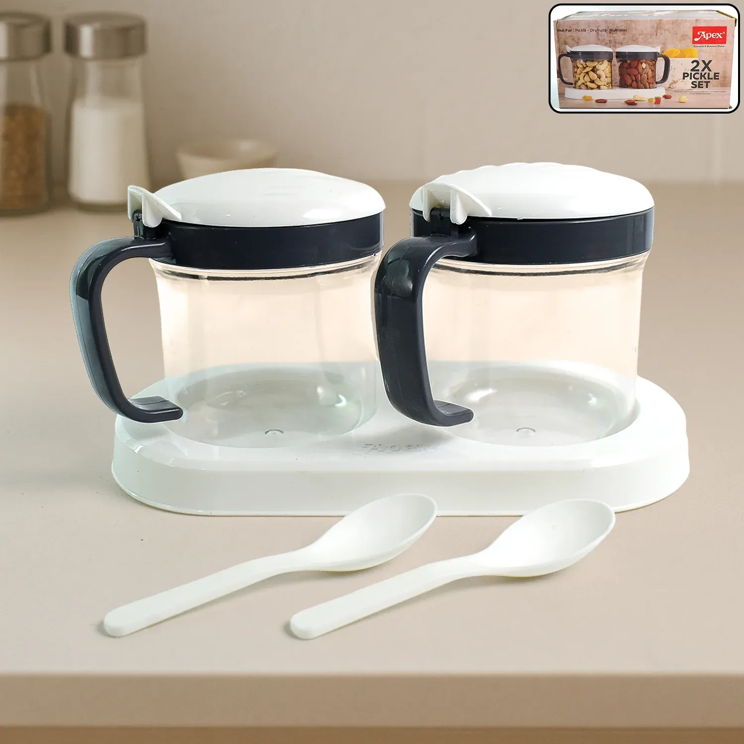 Premium Pickle Container Set – Airtight & Unbreakable 2-Piece Jars - Buy Online at Alikart
