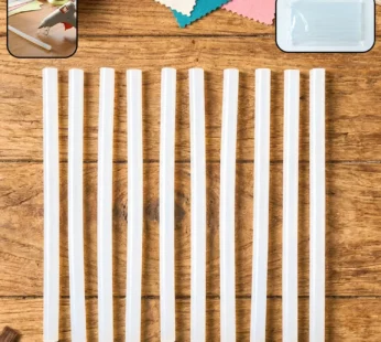 Hot Glue Stick Set 20 cm – Strong Adhesive Glue Sticks for Craft (10 Pc)