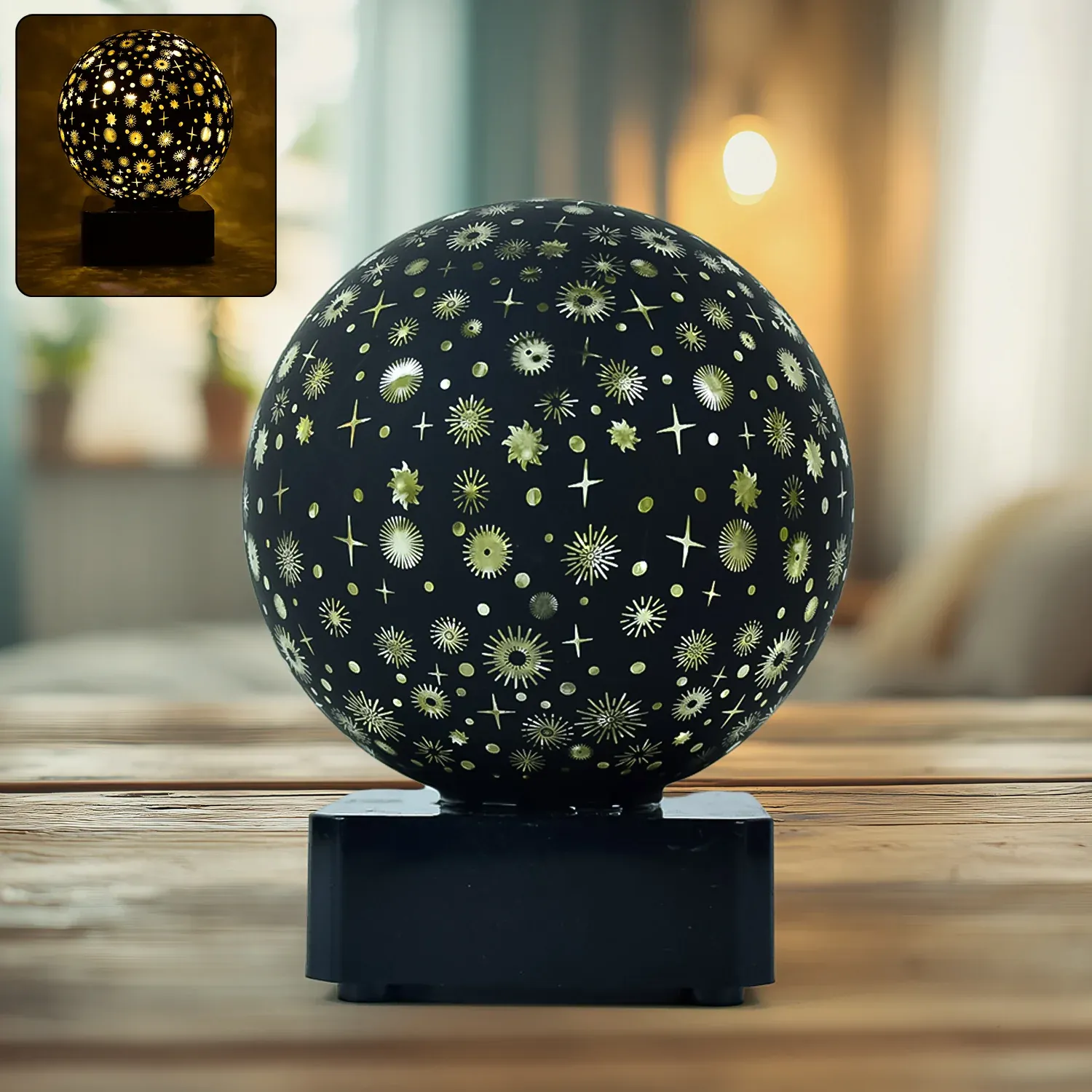 Customize Premium Award Style LED Night Lamp (1 Pc) - Detailed Feature View 5