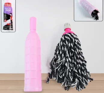 Heavy-Duty Floor Cleaning Bottle Mop Refill with Durable Plastic Bottle