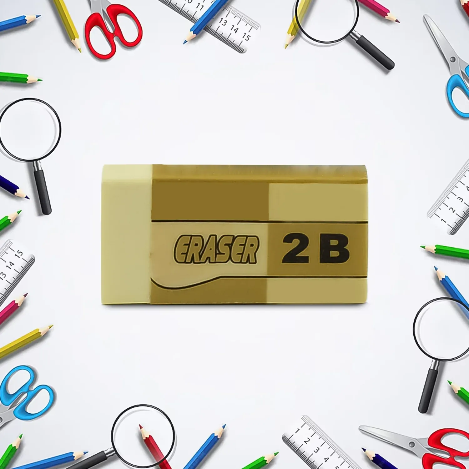 Premium Fancy Kids Eraser – Stylish Mix Designs for School | Writezo - Buy Online at Alikart