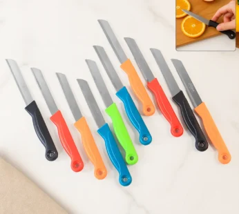 Supermom Stainless Steel Kitchen Laser Knife, Chhari  (10 Pc / Set)