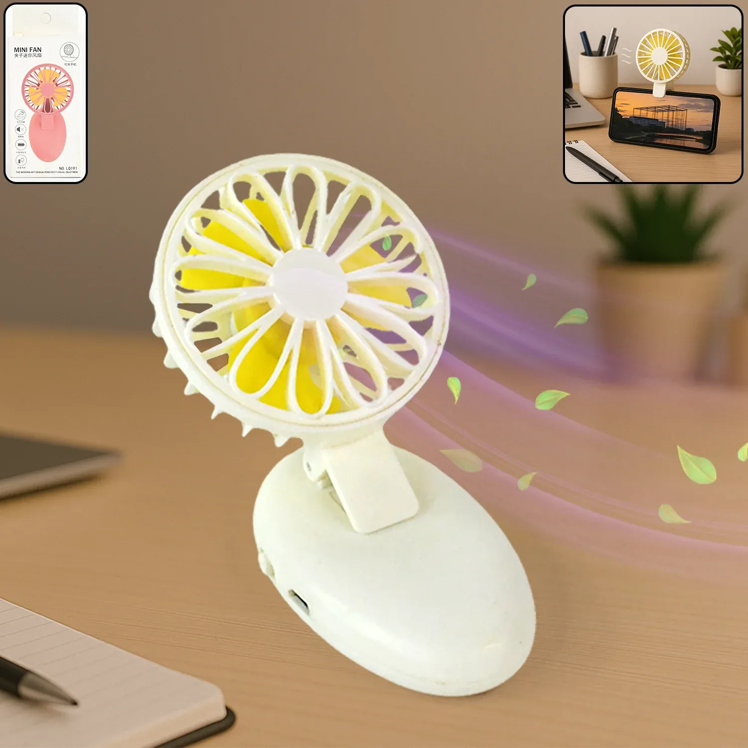 Mini USB Handheld Fan – Portable & Rechargeable Cooling | VoltDesk