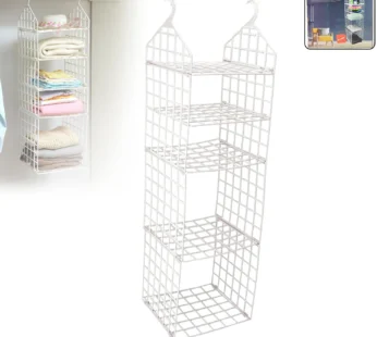Folding Clothes Hanger – 5-Layer Space Saver Rack | Organivo