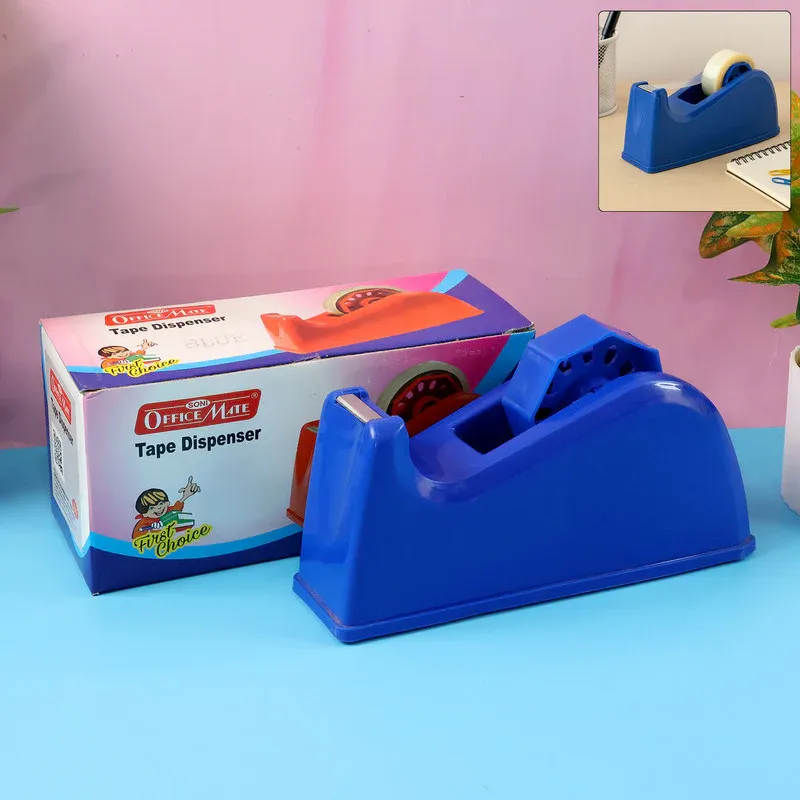 Premium Officemate Blue Heavy Base Tape Dispenser for Desk - Buy Online at Alikart