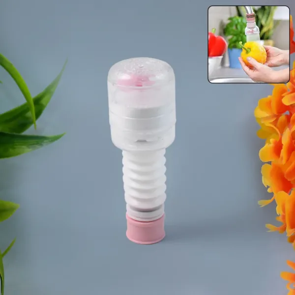 Flexible Faucet Extender with Built-in Filter – 360° Rotating Tap