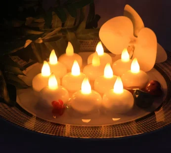 LED Floating Smokeless Candles (12 Pc)