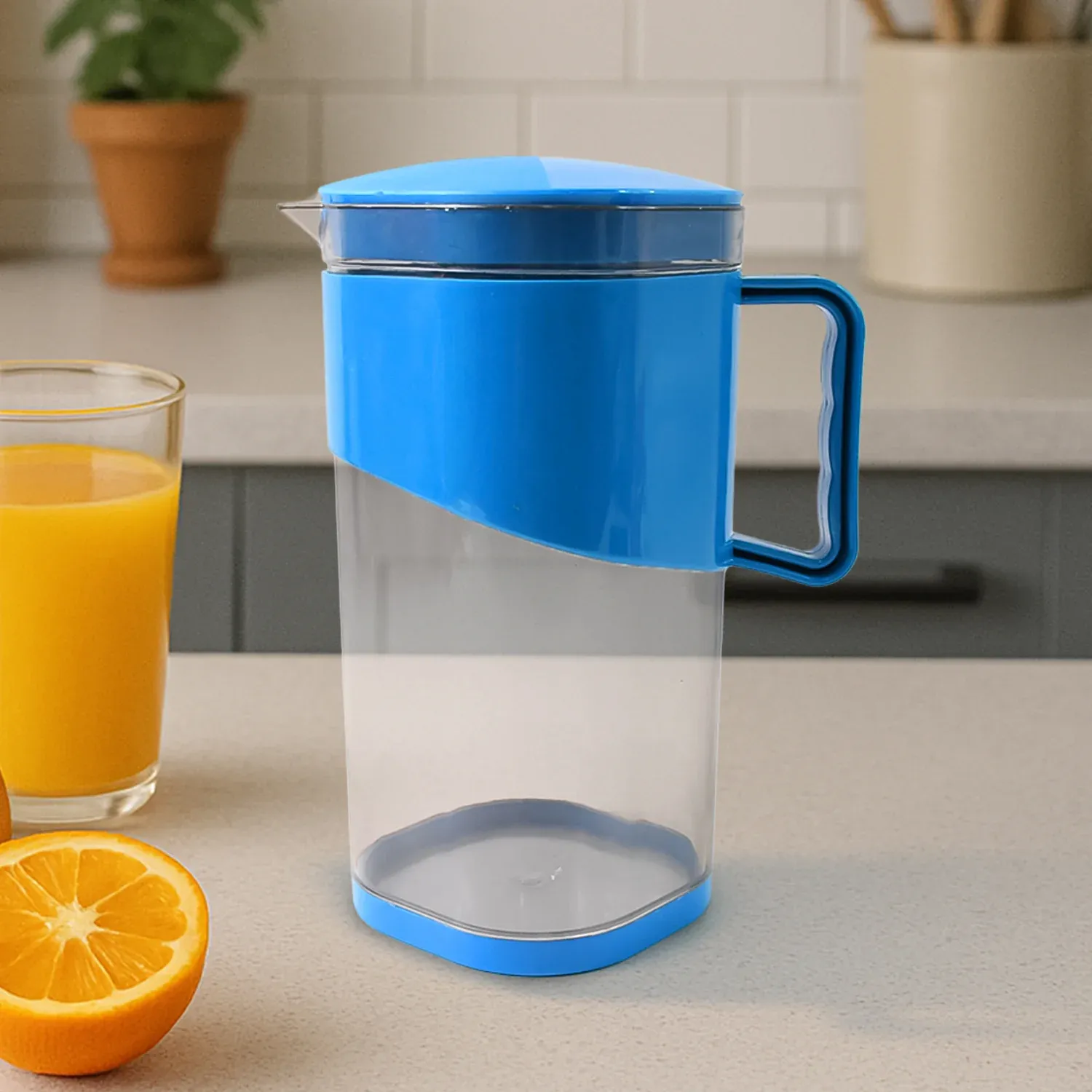 Premium Plastic Water Jug 1.8 Litre – BPA-Free with Lid & Handle - Buy Online at Alikart