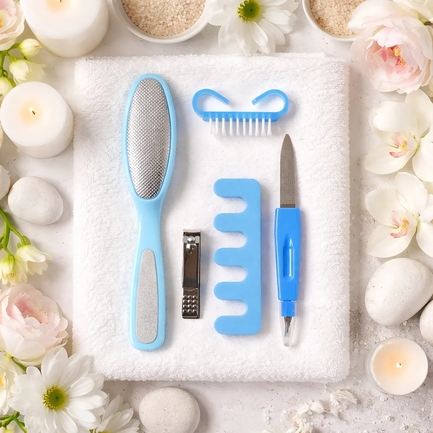 Premium 5 In 1 Manicure Pedicure Nail Care Kit – Complete Grooming Set - Buy Online at Alikart