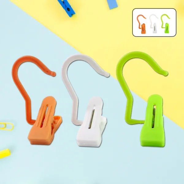 Hanging Hook Clip – Strong Grip & Rotatable, Multipurpose Use