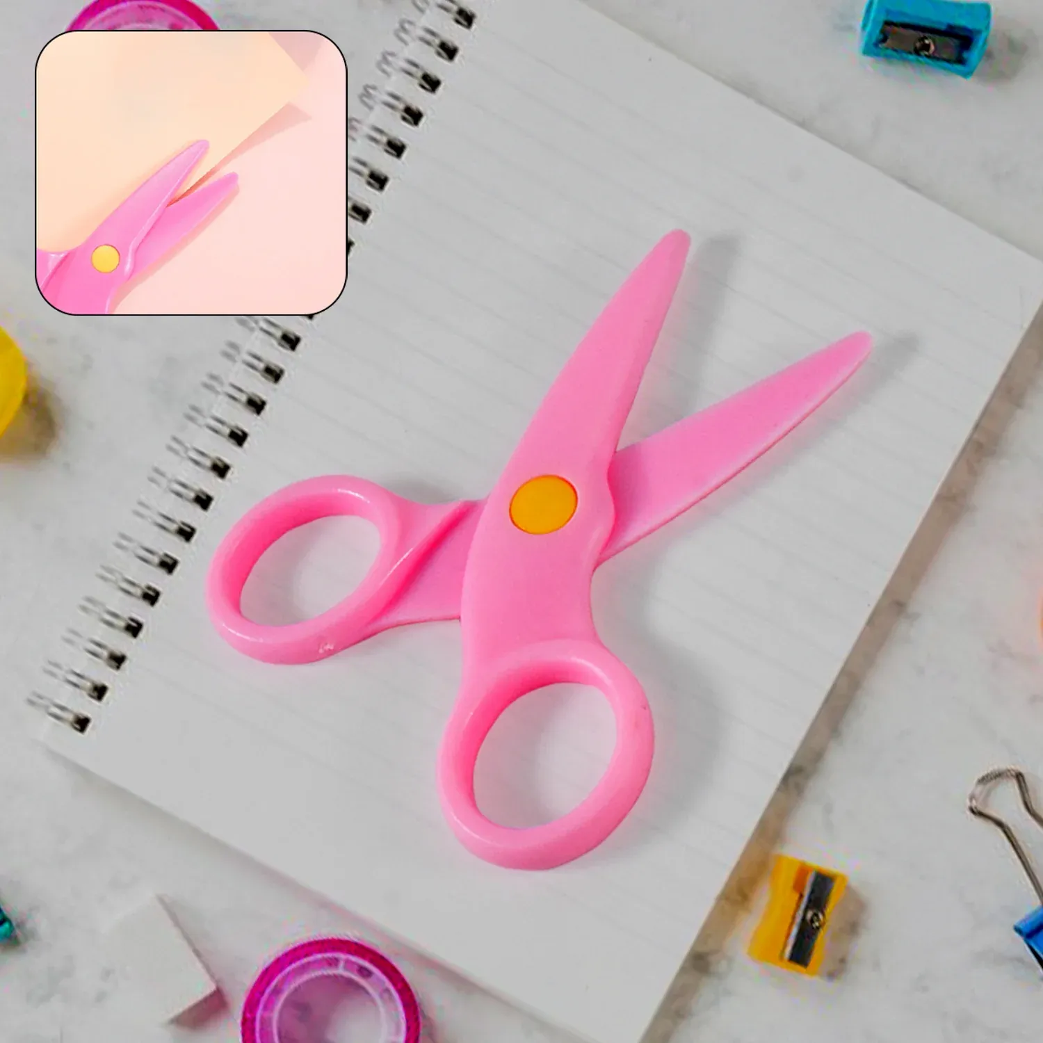 Premium Child-Safe Plastic Scissors Set – Toddler Arts & Crafts | Craftily - Buy Online at Alikart