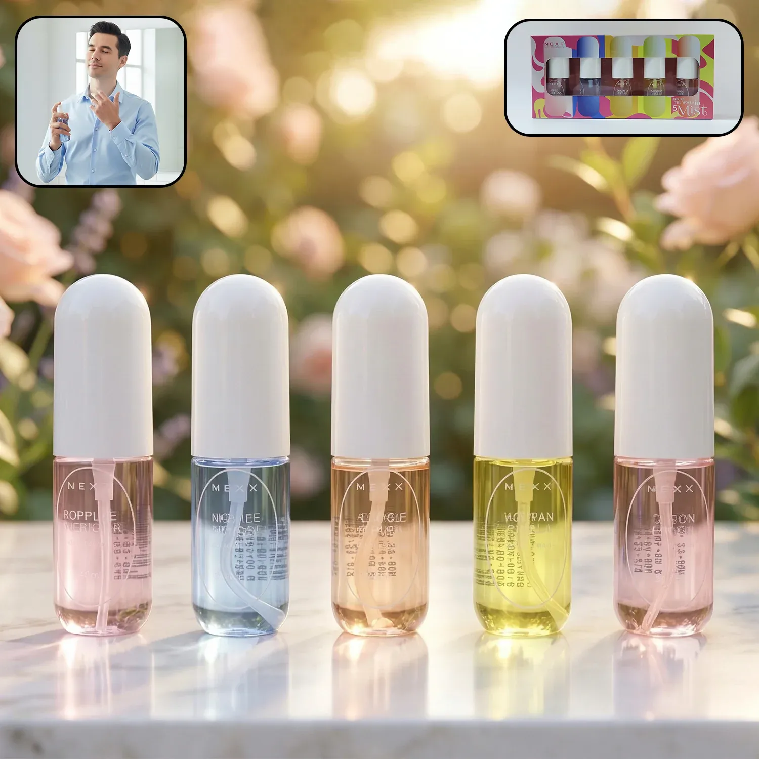 Premium Next Mist Luxury Fragrances Mini Perfume Spray Gift Set (5 Pc, 30 ML Each) - Buy Online at Alikart