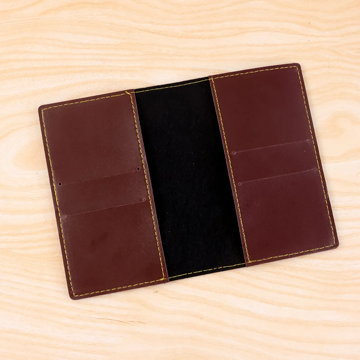 Premium PU Leather Multipurpose Card Holder & Slim Travel Wallet (1 Pc) - Buy Online at Alikart