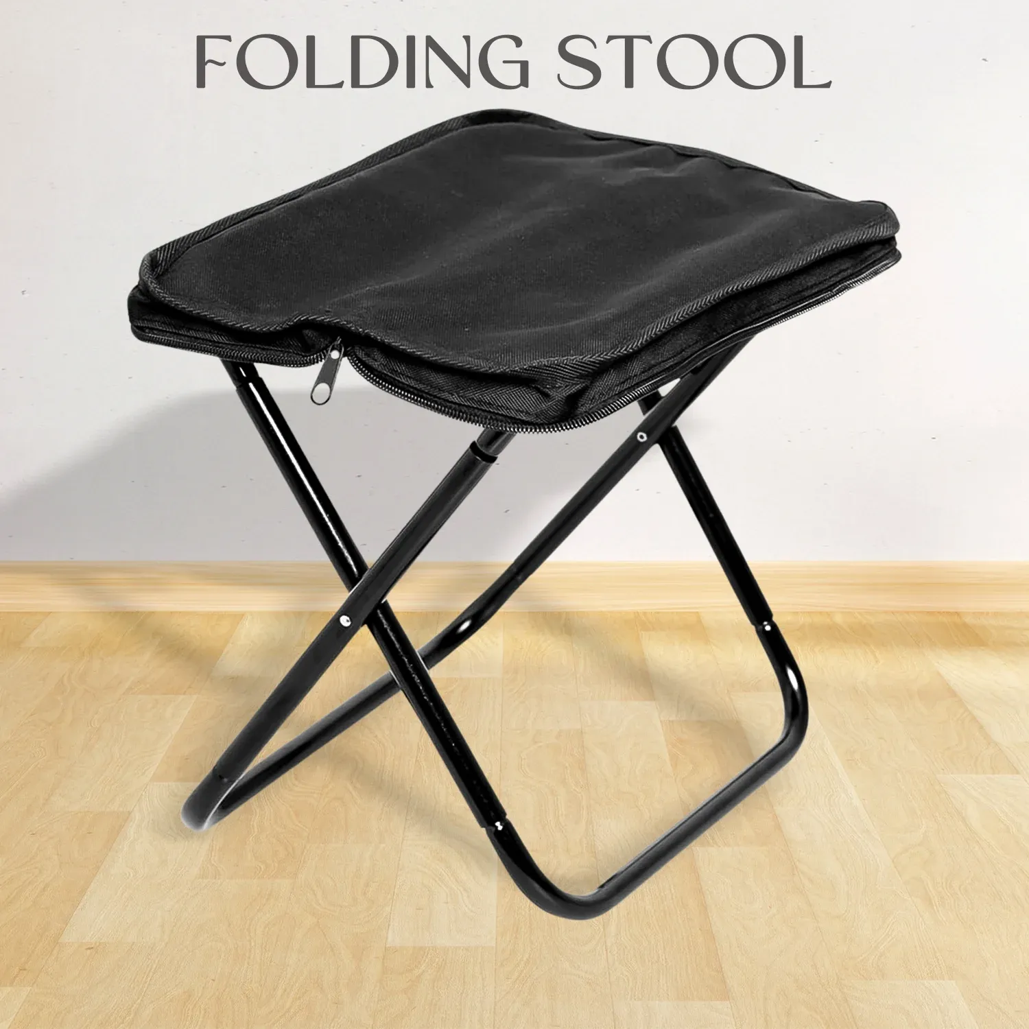 Premium Folding Camping Stool – Portable Lightweight Seat for Outdoors | Wagtail - Buy Online at Alikart