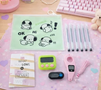 Travel & Tracking Essentials, Premium Cute Stationery Gift Combo ( 1 Set)