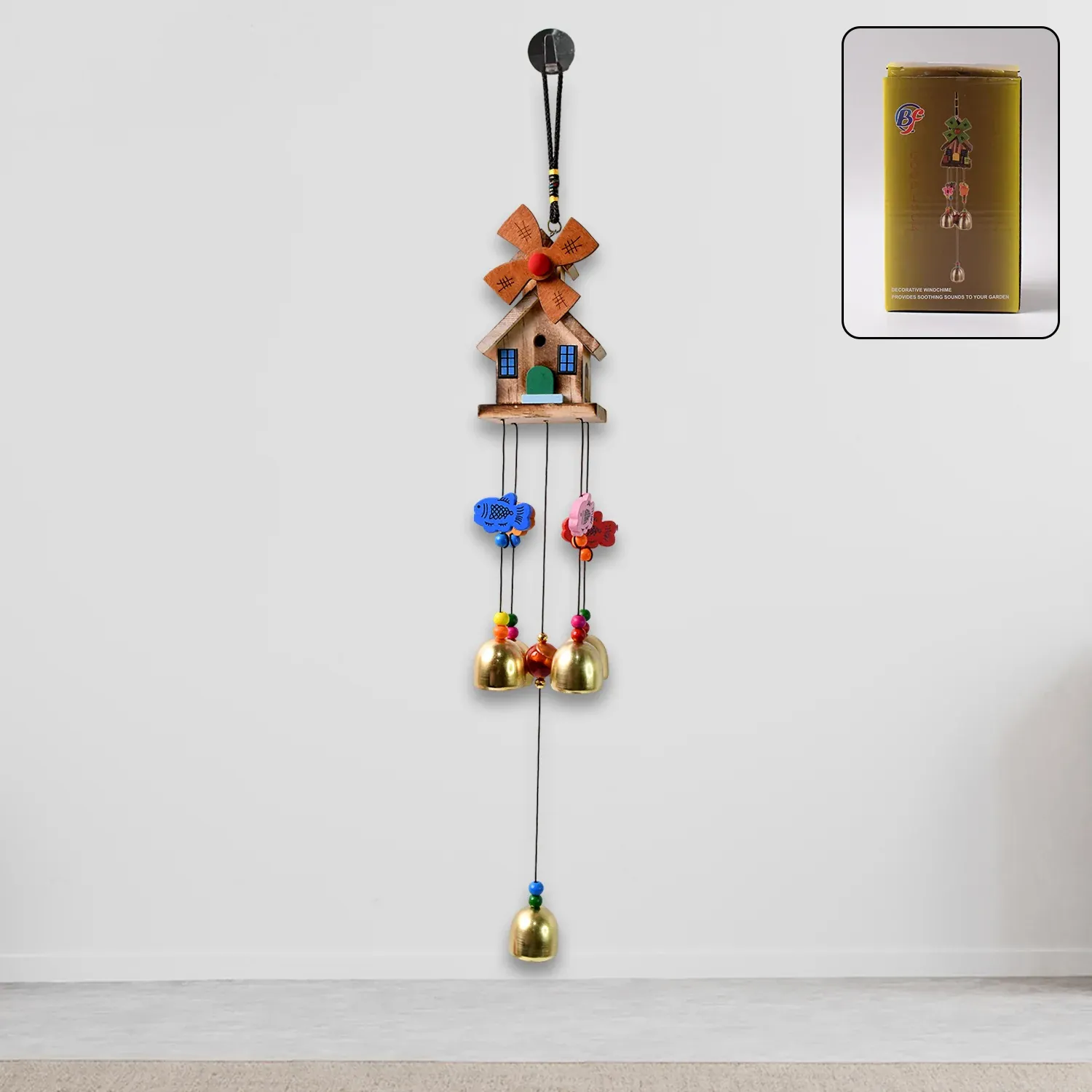 Premium Dragonfly Wind Chime – Outdoor Hanging Garden Decor - Buy Online at Alikart