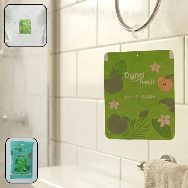 Green Apple Hanging Air Freshener Gel – Long Lasting Fruity Fragrance