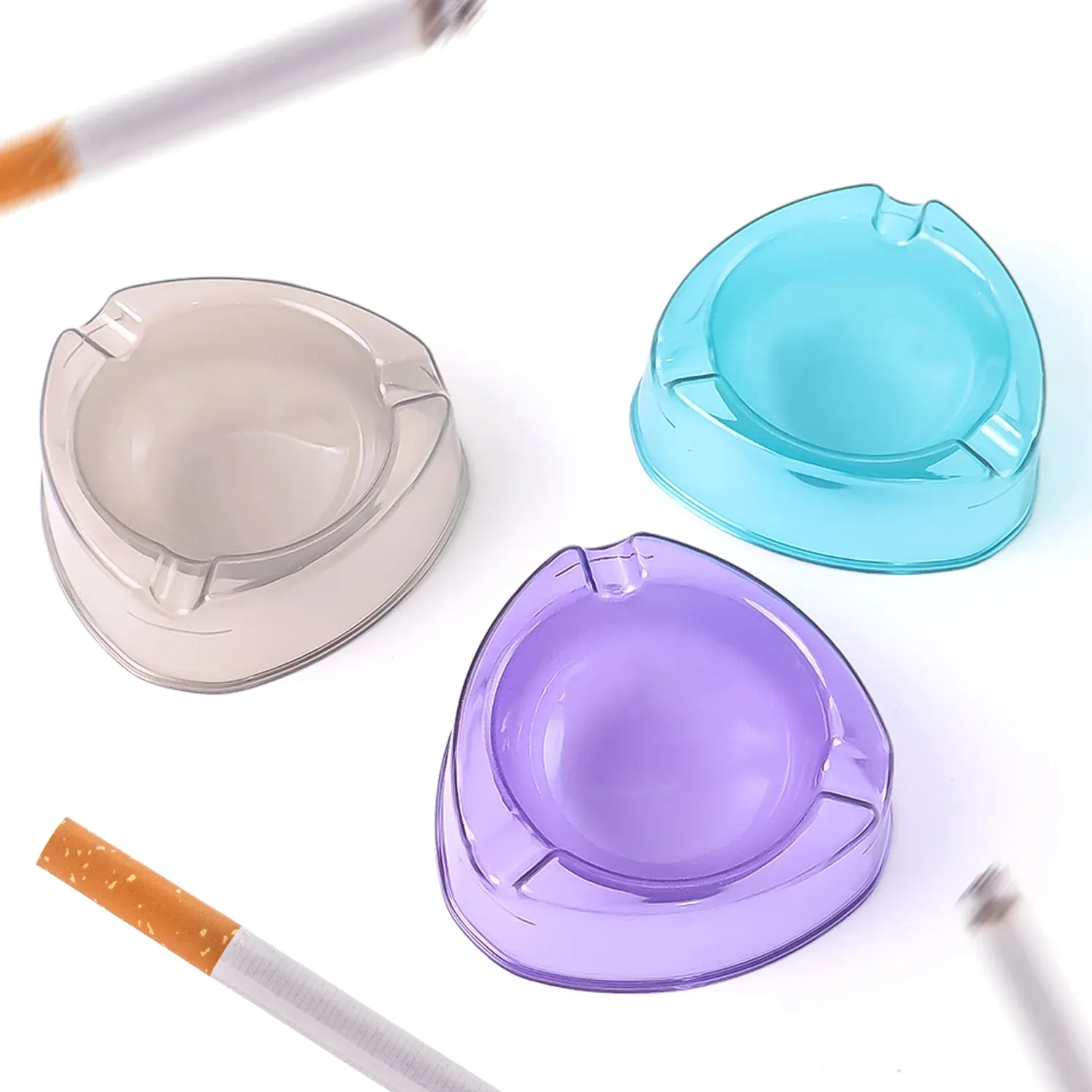 Premium Unbreakable Plastic Ashtray – Stylish & Durable for Indoor & Outdoor Use - Buy Online at Alikart