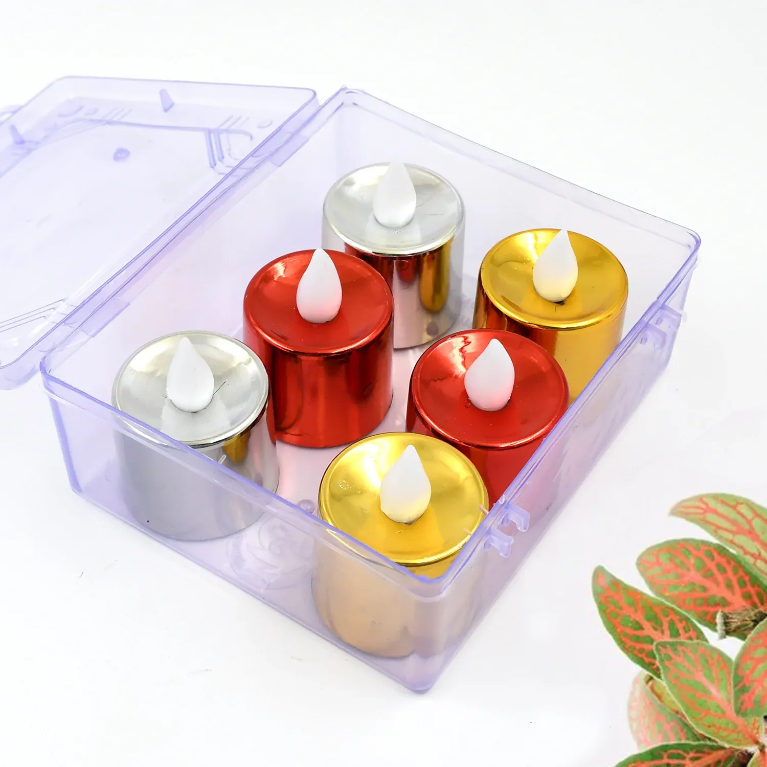 Premium Electrical Candles Diya LED Tea Light, Diwali (6 Pcs Set) - Buy Online at Alikart