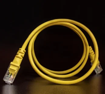 High-Speed 78cm Ethernet LAN Cable with RJ45 Connector (1 Pc)