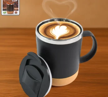 Insulated Coffee Mug 350ml – Spill-Proof & Long-Lasting Heat Retention