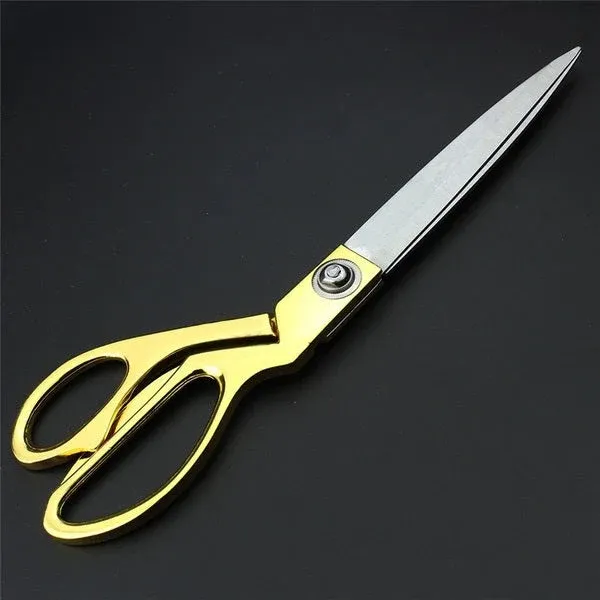 Premium Tailoring Scissor – 9.5 Inch Golden Stainless Steel | Cisora - Buy Online at Alikart