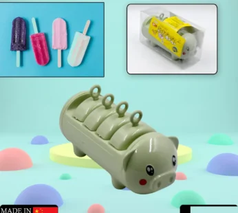 Pig Shape Ice Mold Tray with 4 Cups – BPA Free & Reusable