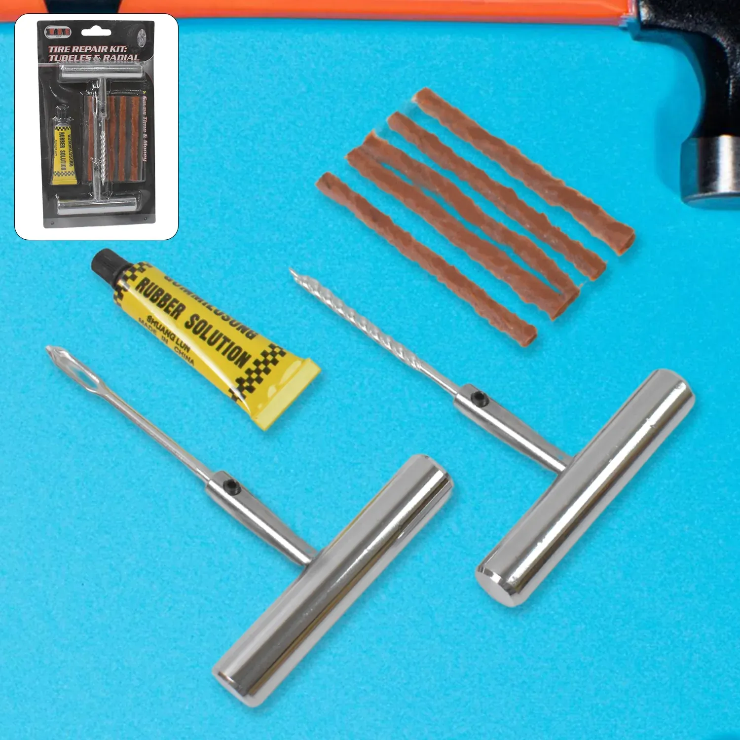 Premium Tyre Repair Kit – Essential Tubeless Puncture Fix | Arrive Kit - Buy Online at Alikart