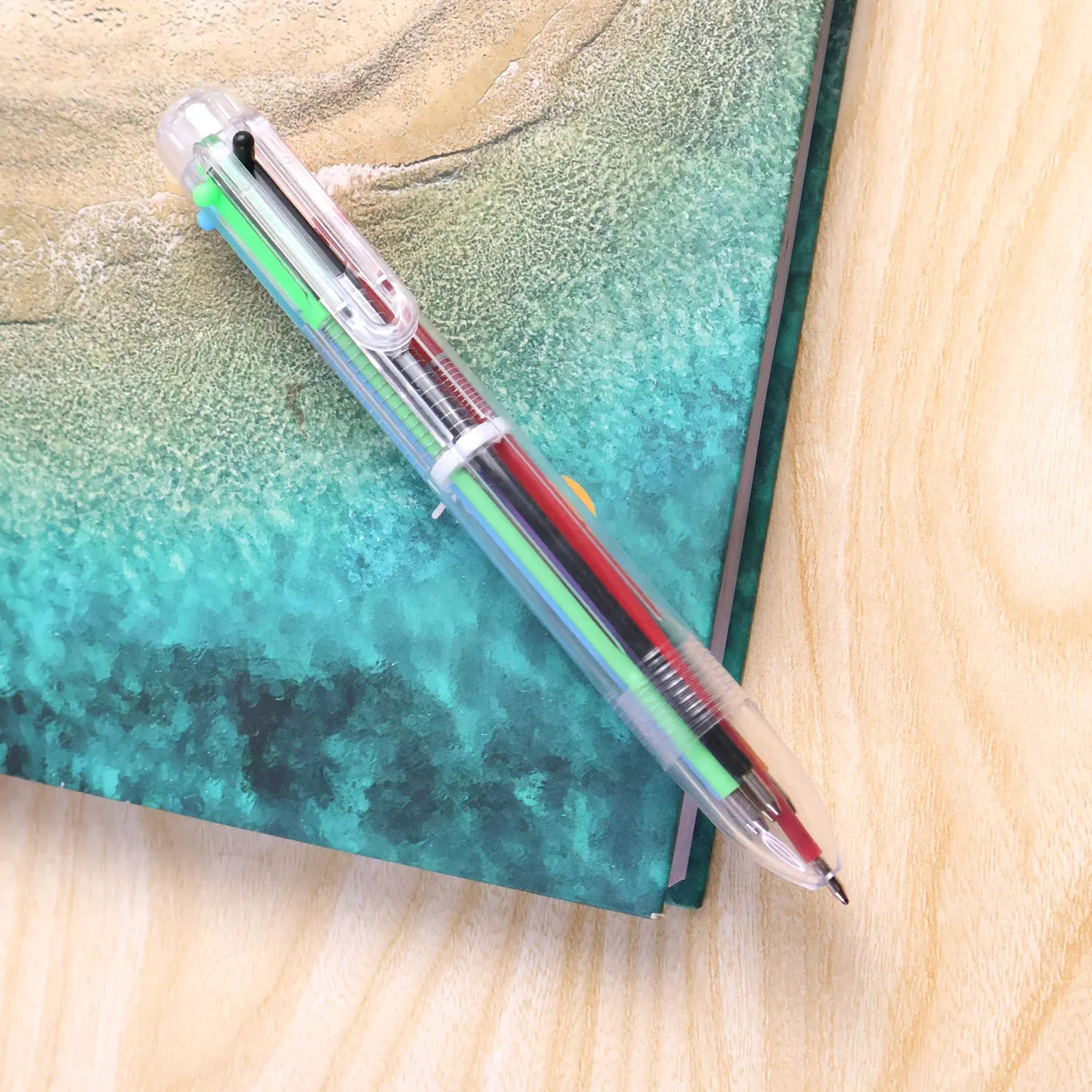 Premium Multicolor Ball Pen – 6-in-1 Smooth & Vibrant Writing Tool - Buy Online at Alikart