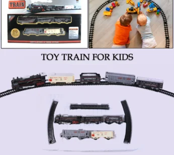 Battery Operated Toy Train Set – 19-Piece Track Playset for Kids