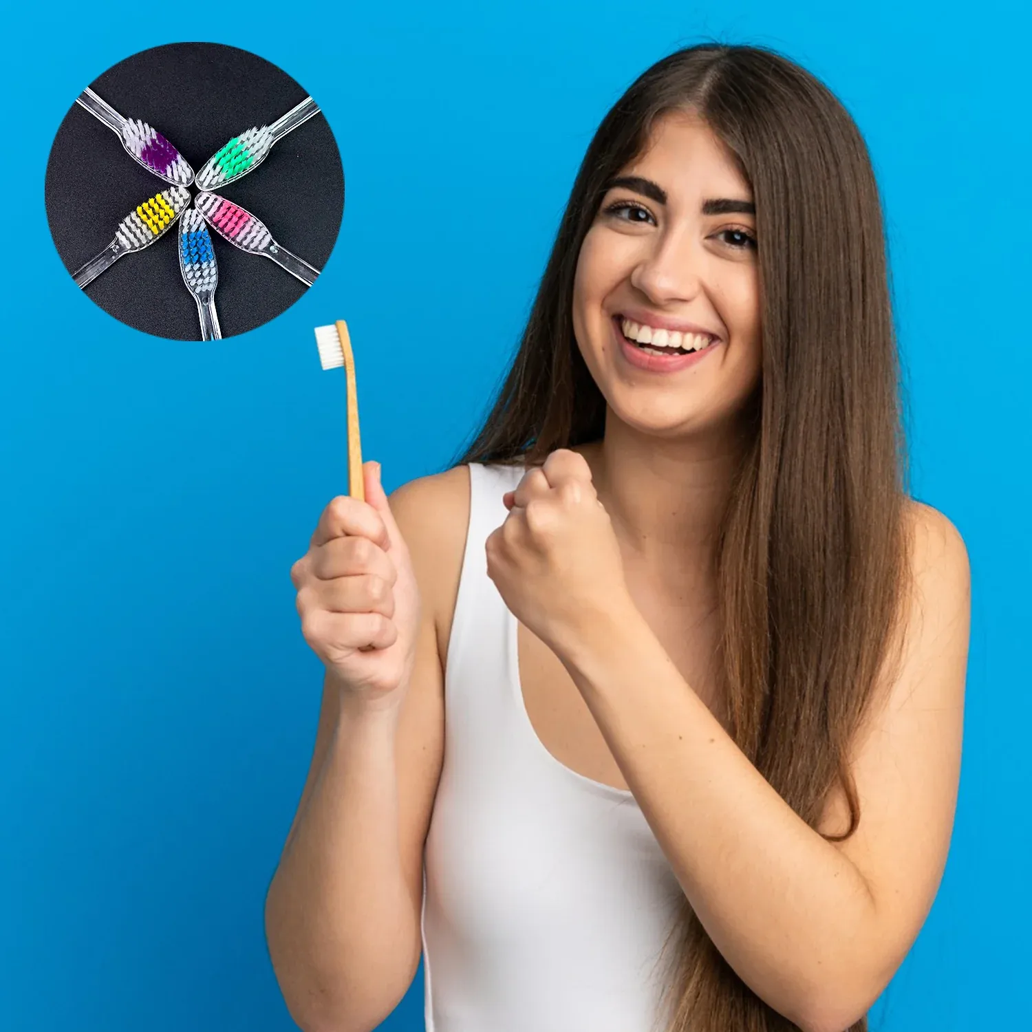Plastic Toothbrush – Soft Bristles for All Ages | MintGuard - Detailed Feature View 2