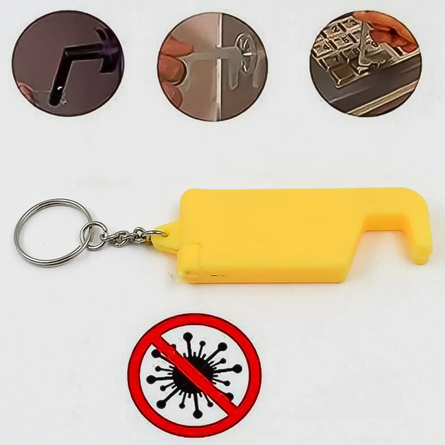 Keychain Mobile Stand – 2-in-1 Phone Holder | PHOBIA - Detailed Feature View 2