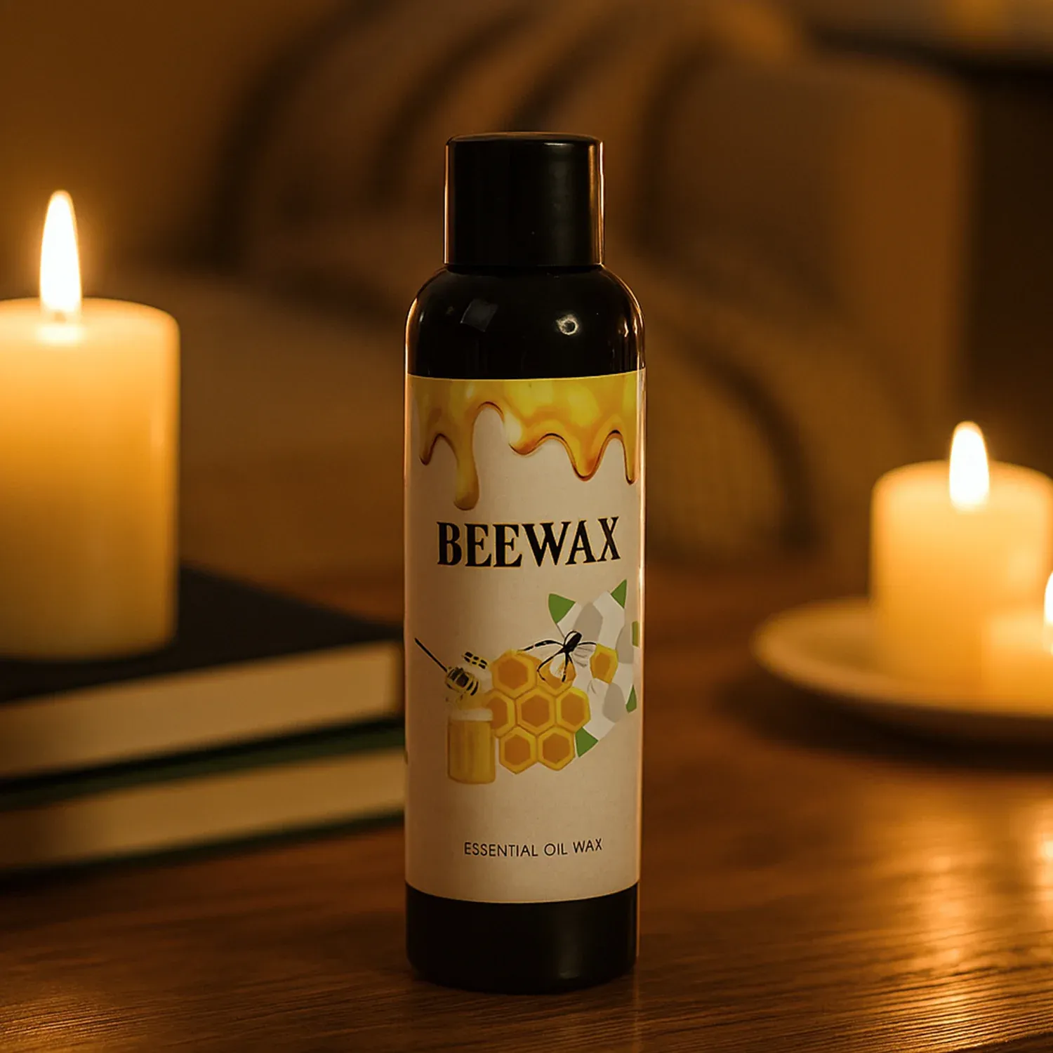 Beeswax Essential Oil Wood Polish Spray 120Ml - (Set) - Detailed Feature View 5