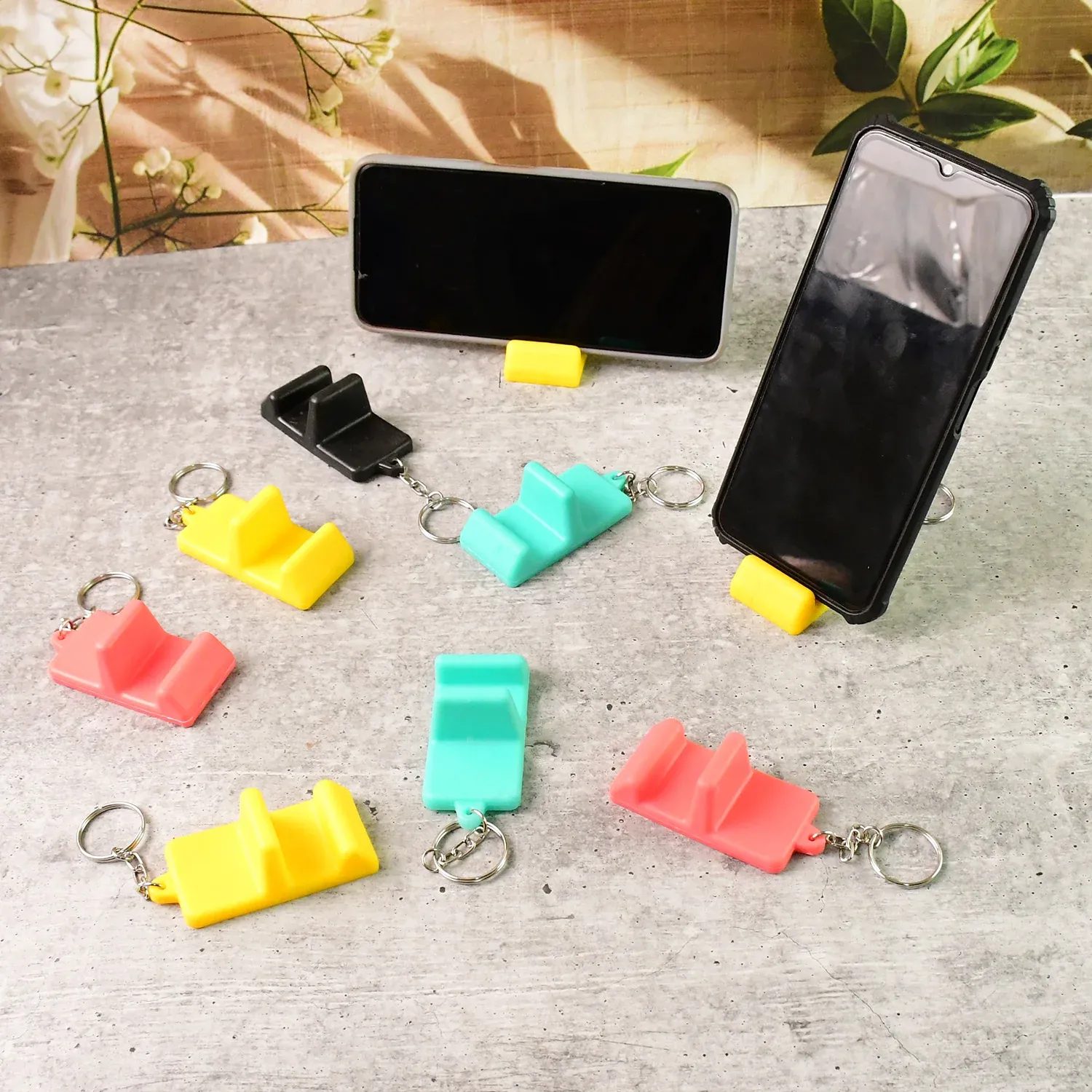 Premium Mobile Stand Keychain – Compact 2-in-1 Phone Holder - Buy Online at Alikart