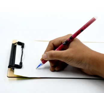 Transparent Plastic Clipboard Pad